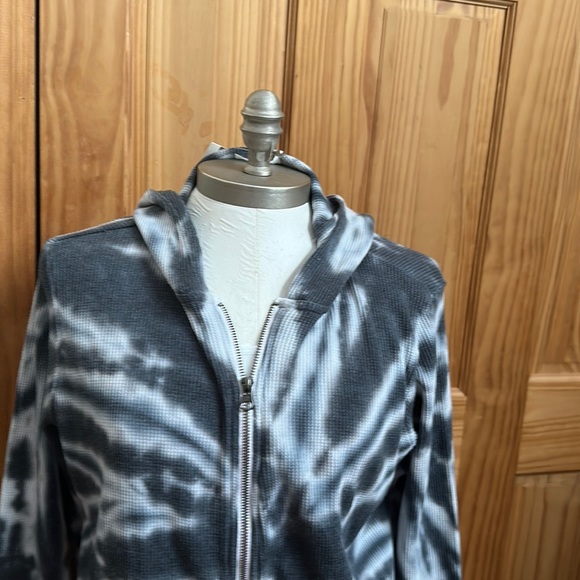 R D STYLE TYE DYE ZIPPER  HOODED SWEATSHIRT XS NWT - Picture 4 of 11